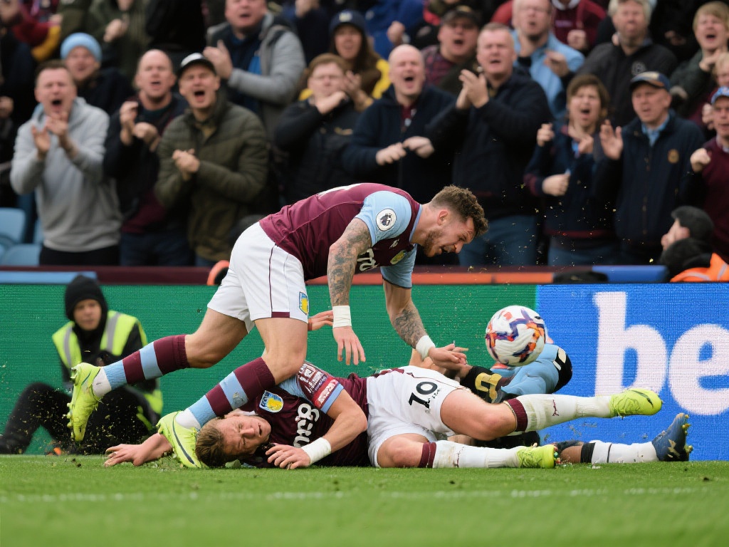 “杰伦-韦尔斯与戴维恩-米切尔激烈相撞后痛苦倒地,紧急返回更衣室” 体育竞技不仅是身体的较量,更是球迷情绪的